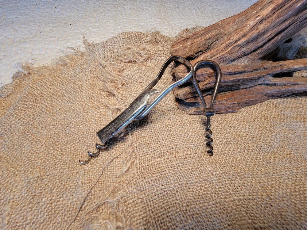 2 Vintage Corkscrew Opener GREEN RIVER & U.B.