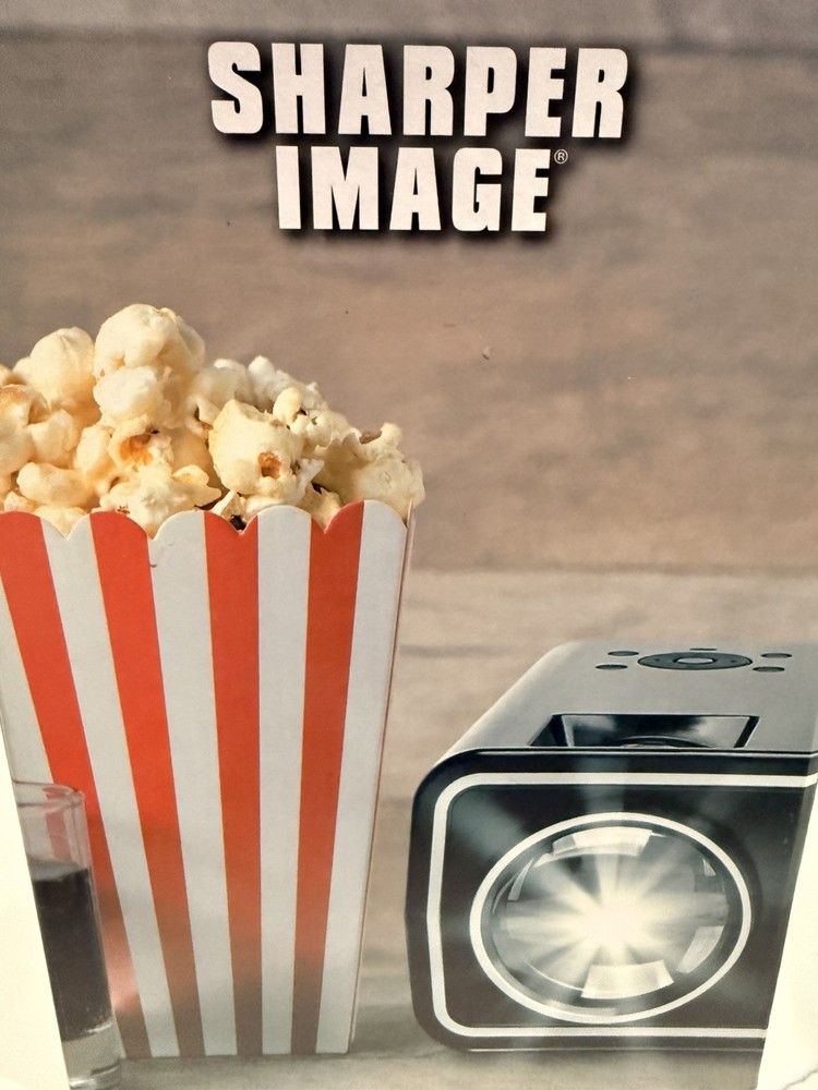 Sharper Image Portable HD LED Entertainment Projector