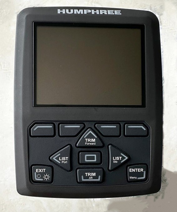HUMPHREE Boat Control Panel Display s/n 0101240 12-24 VDC