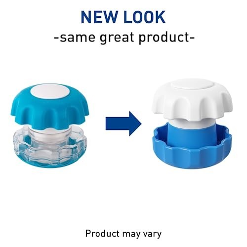 Crush Pill Vitamins Tablets Crusher Grinder with Storage Compartment Blue