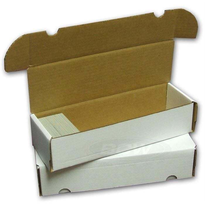 10 BCW 660 Count Card Storage Boxes