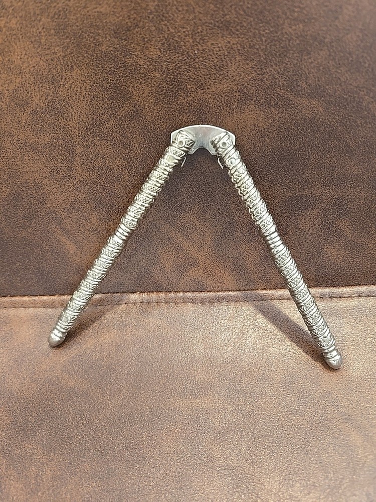Vintage Metal Nut Cracker Silver Color Fully Functional