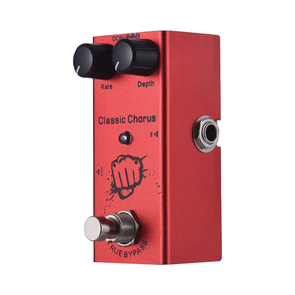 Guitar Effects Pedal Classic Chorus With True Bypass Rate/Depth Controls APTT
