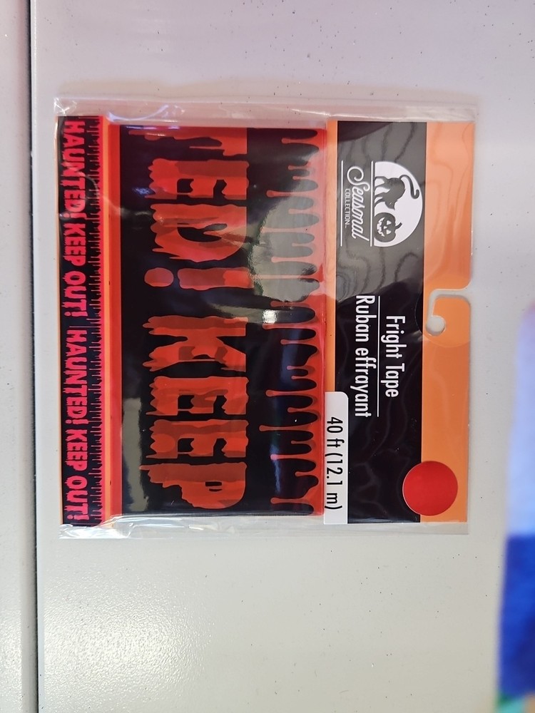 Fright Tape 40 Ft Haunted Keep Out Halloween Tape