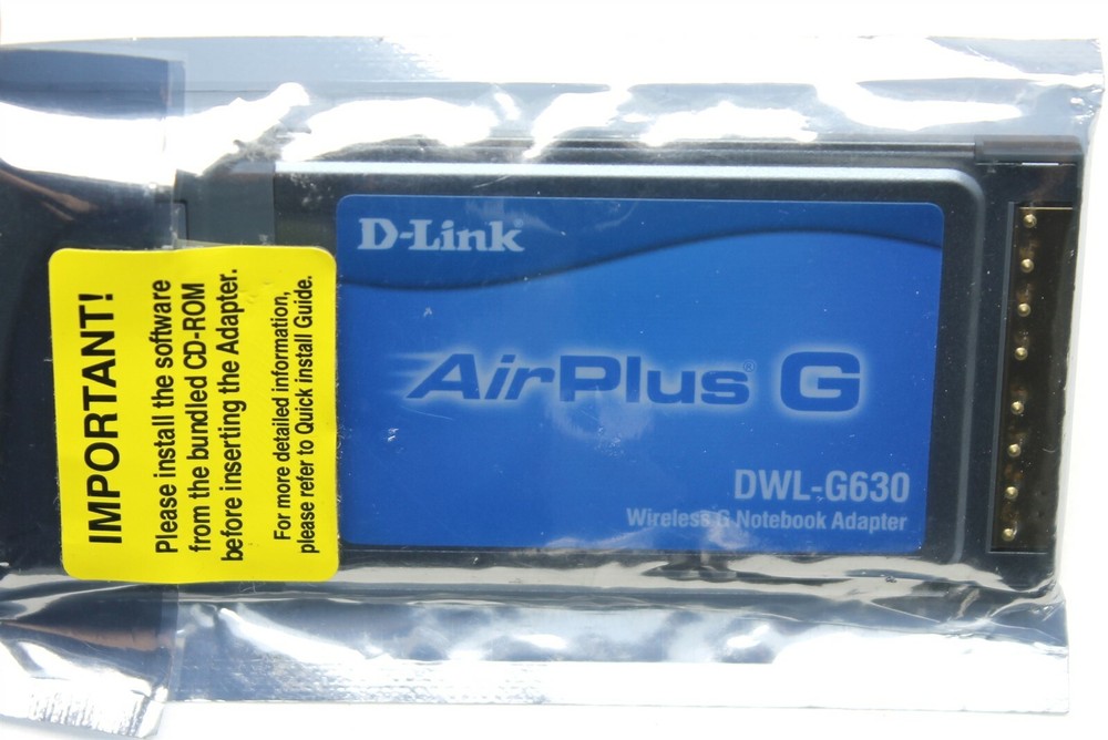 D-Link AirPlus G DWL-G630 Wireless Notebook Adapter