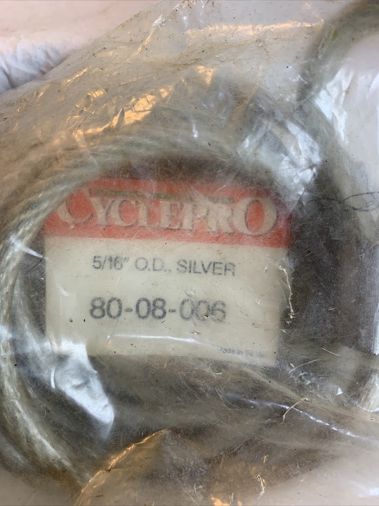 CycleprO lock And Laminated Cable 5/16”OD Silver 80-08-006