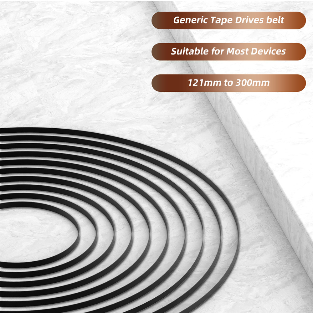 10 Pieces Turntable Belt Different Specifications Machine Recorder Rubber Belt