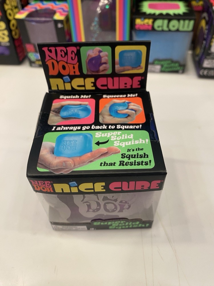 NeeDoh Nice Cube Purple NEW Nee Doh