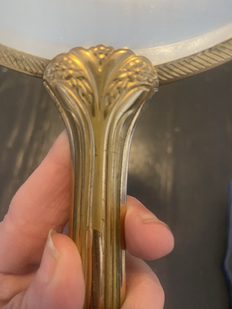 vintage hand-held vanity mirror