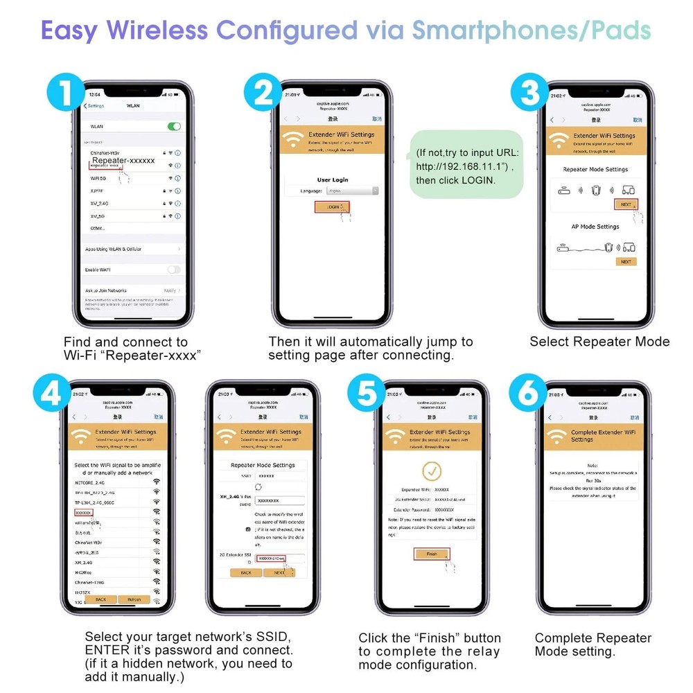 WiFi Extender for Home – Better Signal, Easy Plug‑In Setup, Boost Weak Spots