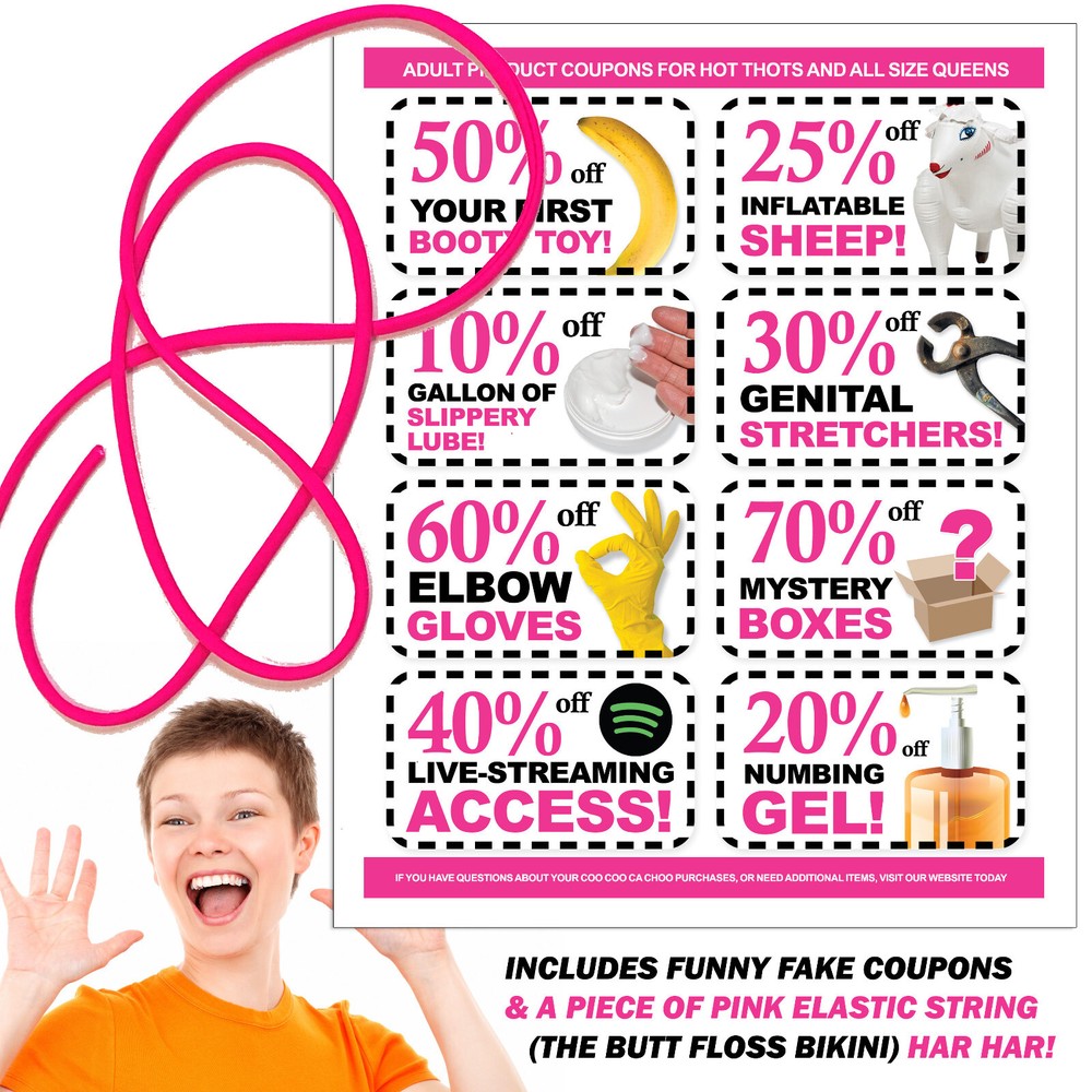 Butt Floss Bikini Joke Packet Prank Mail Sent Anonymously!