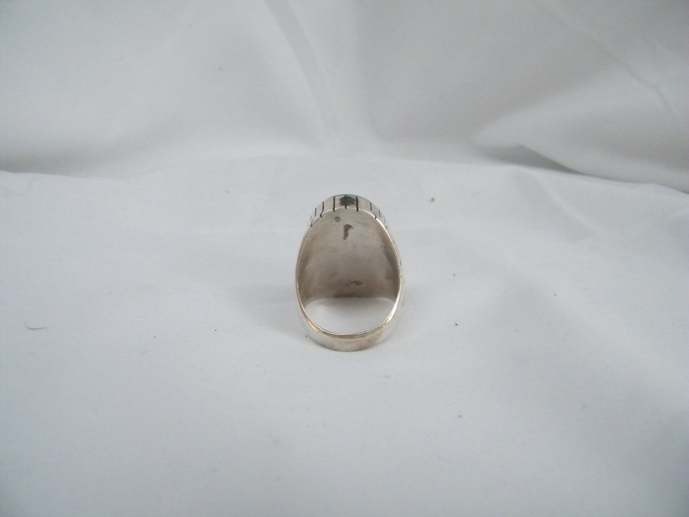 Native American Sterling Silver Turquoise Ring