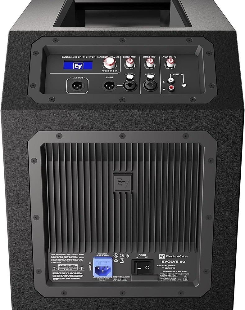 Electro-Voice Evolve 50 1000-watts Powered Column Speaker Array System, Black