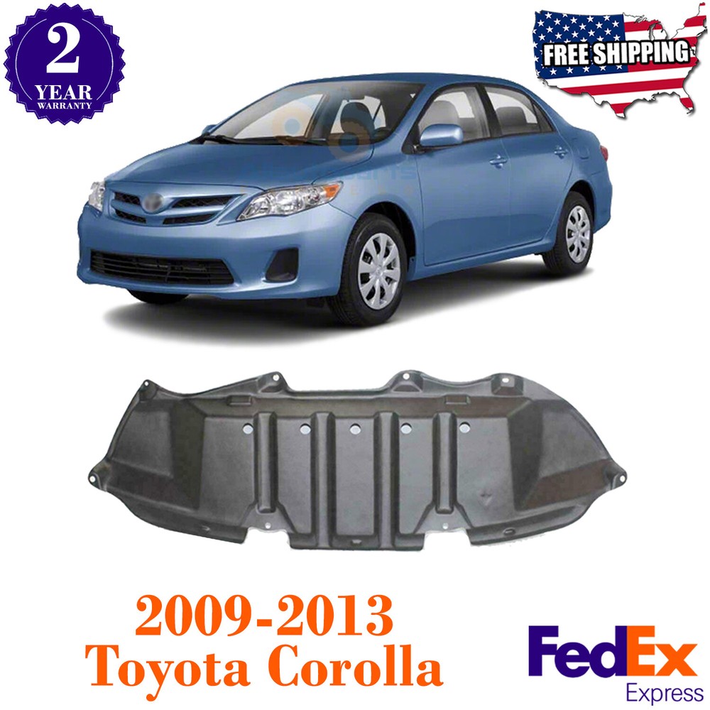New Engine Splash Shield Under Cover For 2009-2013 Toyota Corolla