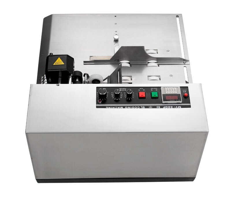 110V Continuous Date Coding Machine Ink Wheel Coding Machine for Package Printi