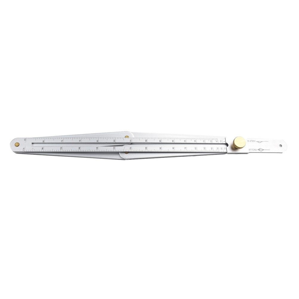 Square Protractor Protractor Stainless Steel Tool 17.1cm Silver Artifact