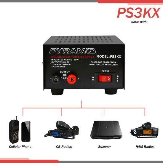 Pyramid PS3KX 2.5 Amp Power Supply
