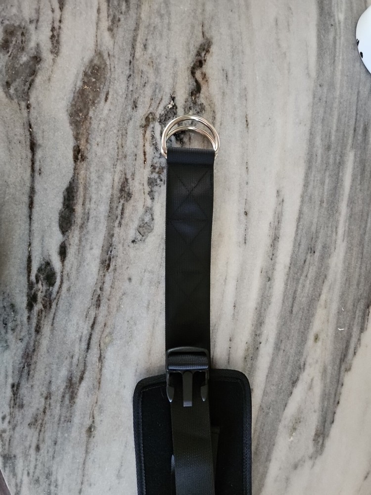 Sled Pulling Belt,Adjustable Sled Training Waist Belt, BELT ONLY
