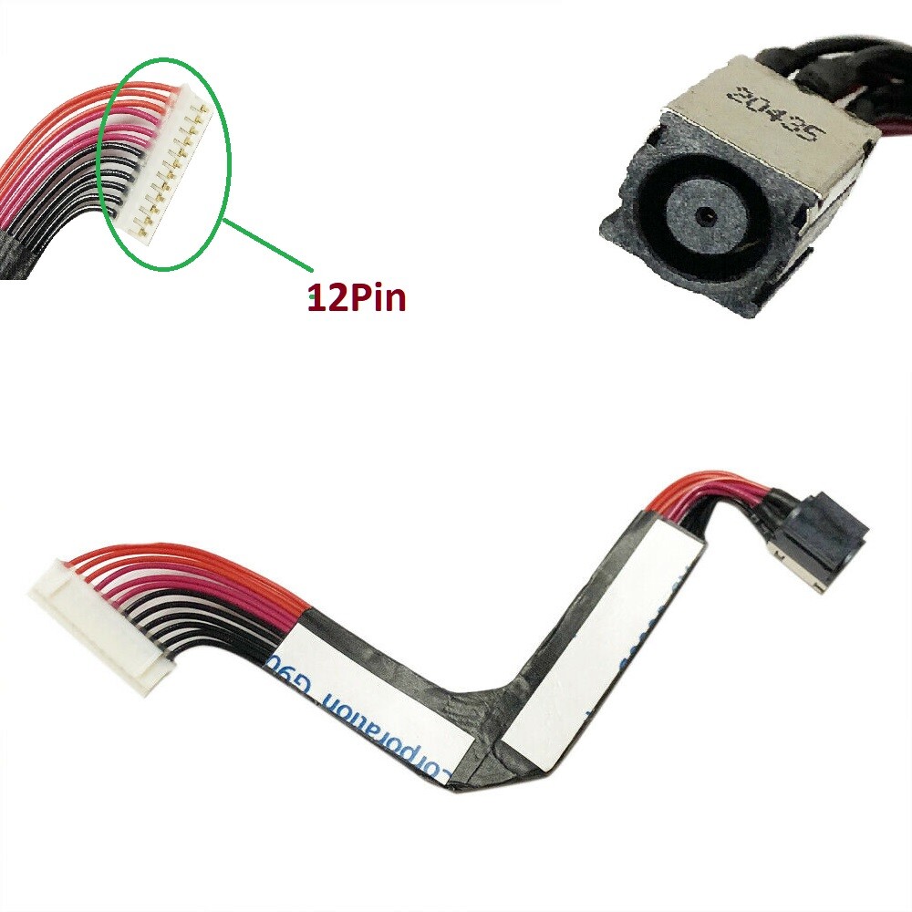 DC Power Jack Cable Charging Port Connector Socket For MSI GE75 MS-17E21 12PIN #