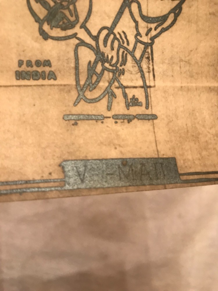 1945 V-MAIL SERVICE BUGS BUNNY EASTER GREETINGS