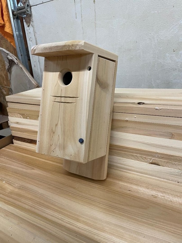 Tufted titmouse nest box