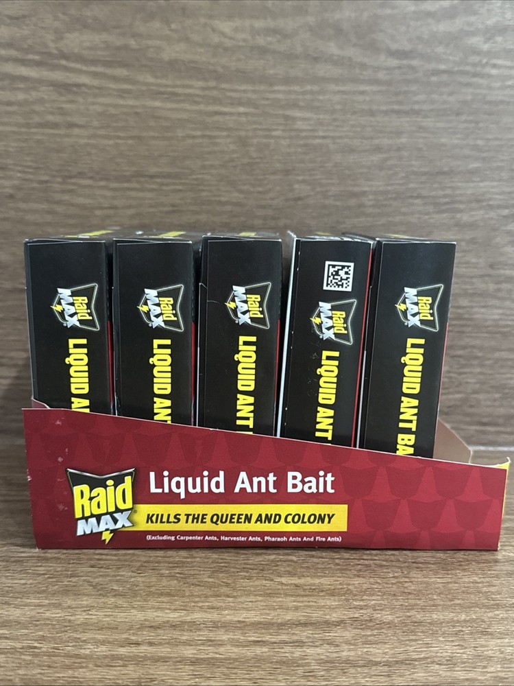 (5-boxes) Raid MAX Liquid Ant Bait 8 Count Value Pack