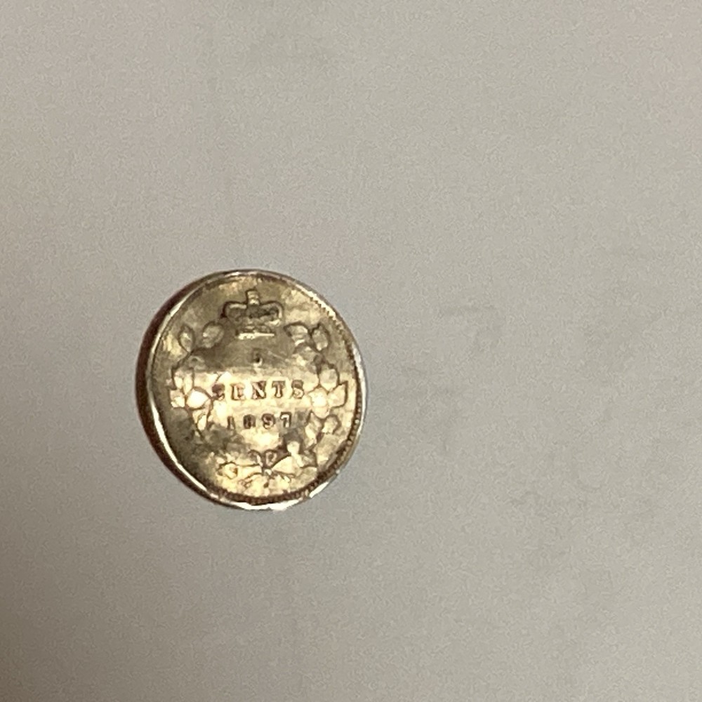 Canada 1897 VF Silver 5 cent