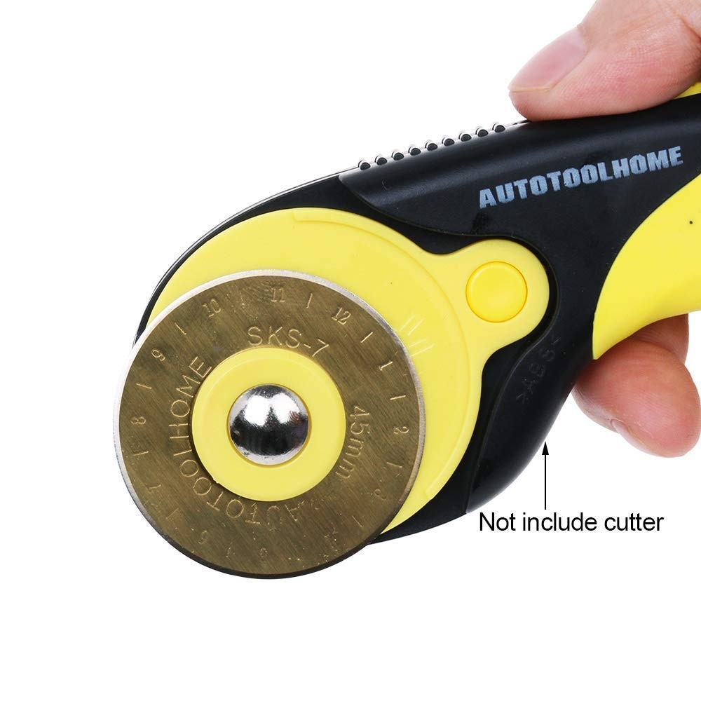 Titanium Coated Rotary Cutter Blades 45mm 10 Pack Replacement Gold