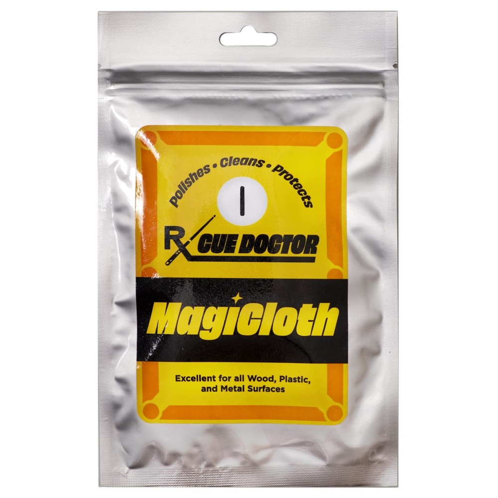 Billiard Pool Cue MagiCloth - Polishes Cleans Protects