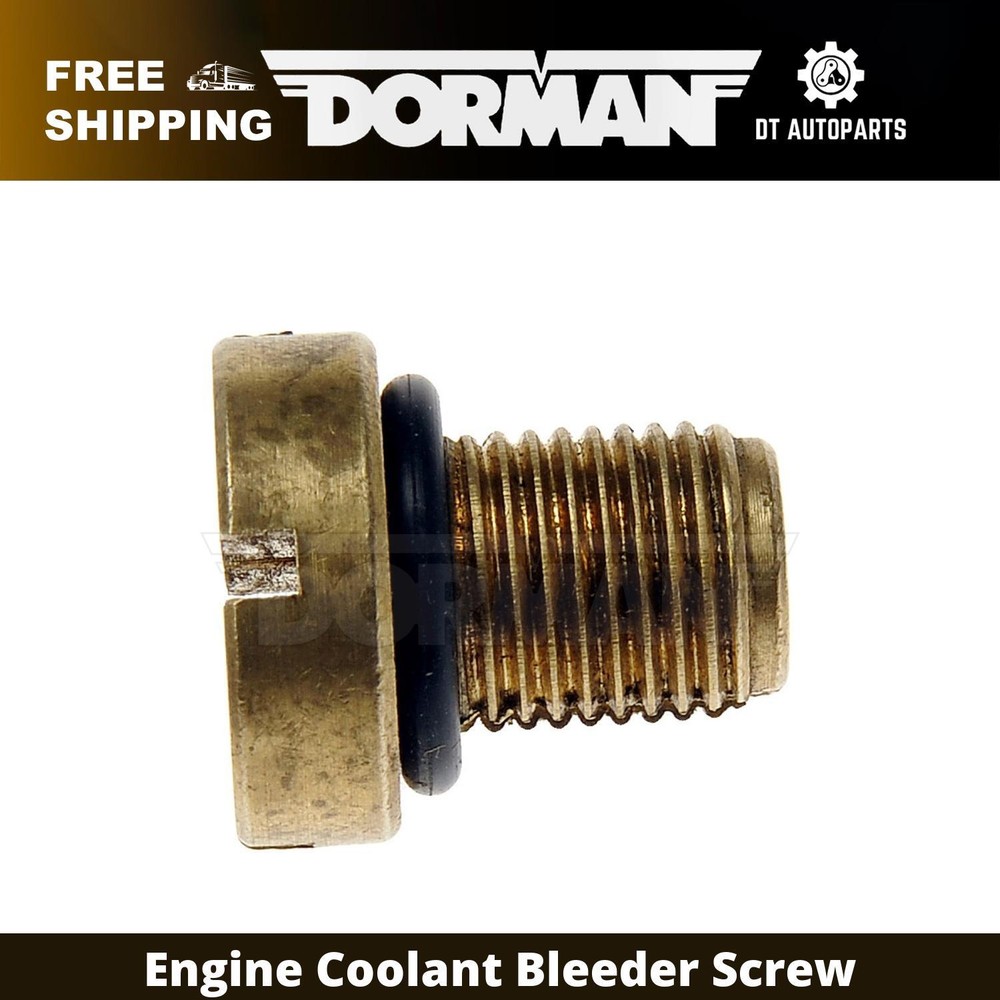 For 2000 BMW 323Ci Dorman Engine Coolant Bleeder Screw