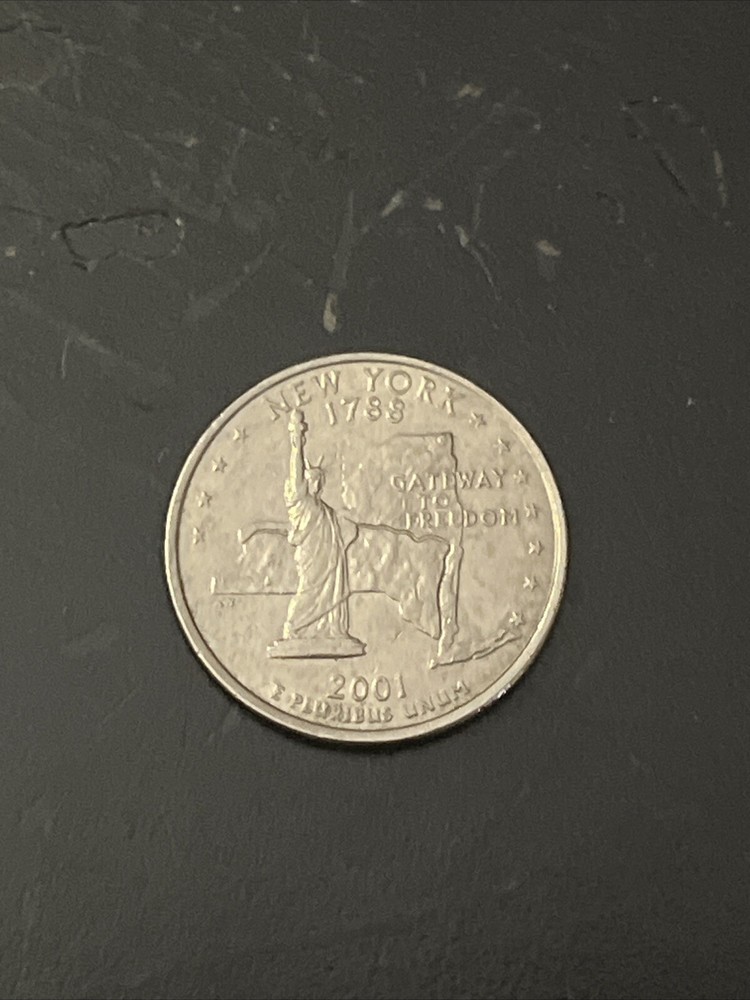 2001 RARE! New York Quarter
