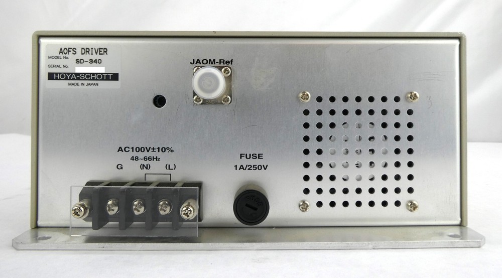 Hoya-Schott SD-340 AOFS Driver Working Surplus