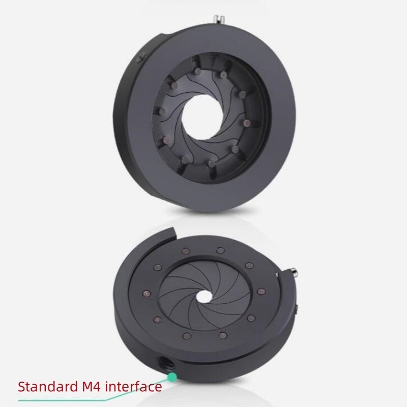 1-18mm Adjustable Manual Aperture Module Iris Diaphragm Optical With mount