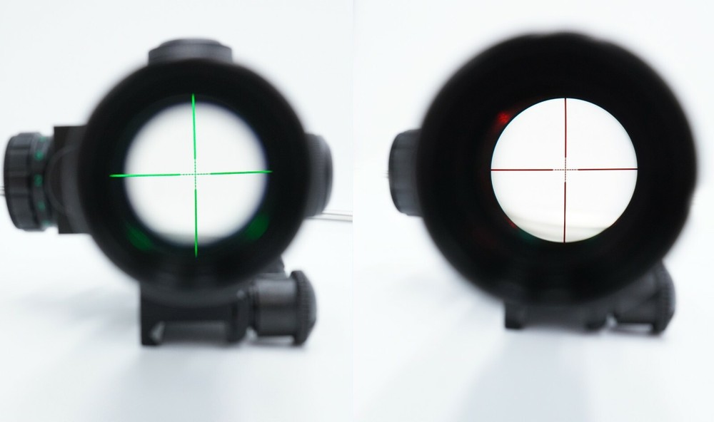 Adjustable 2.5-10x40 Compact Rifle Scope Illuminated Mil-Dot RED Laser & Mount