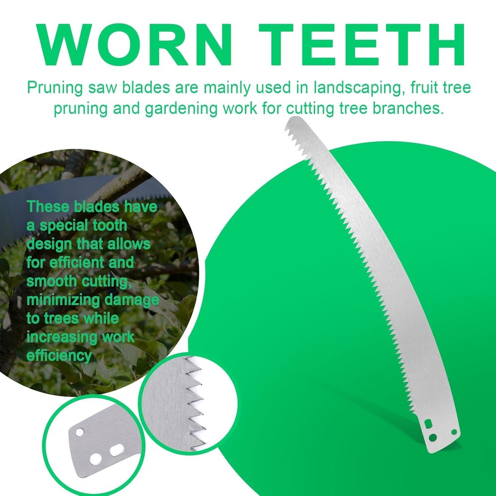 Pole Saw Blade, Steel Blade Replacement Silver Tree Pruner silver