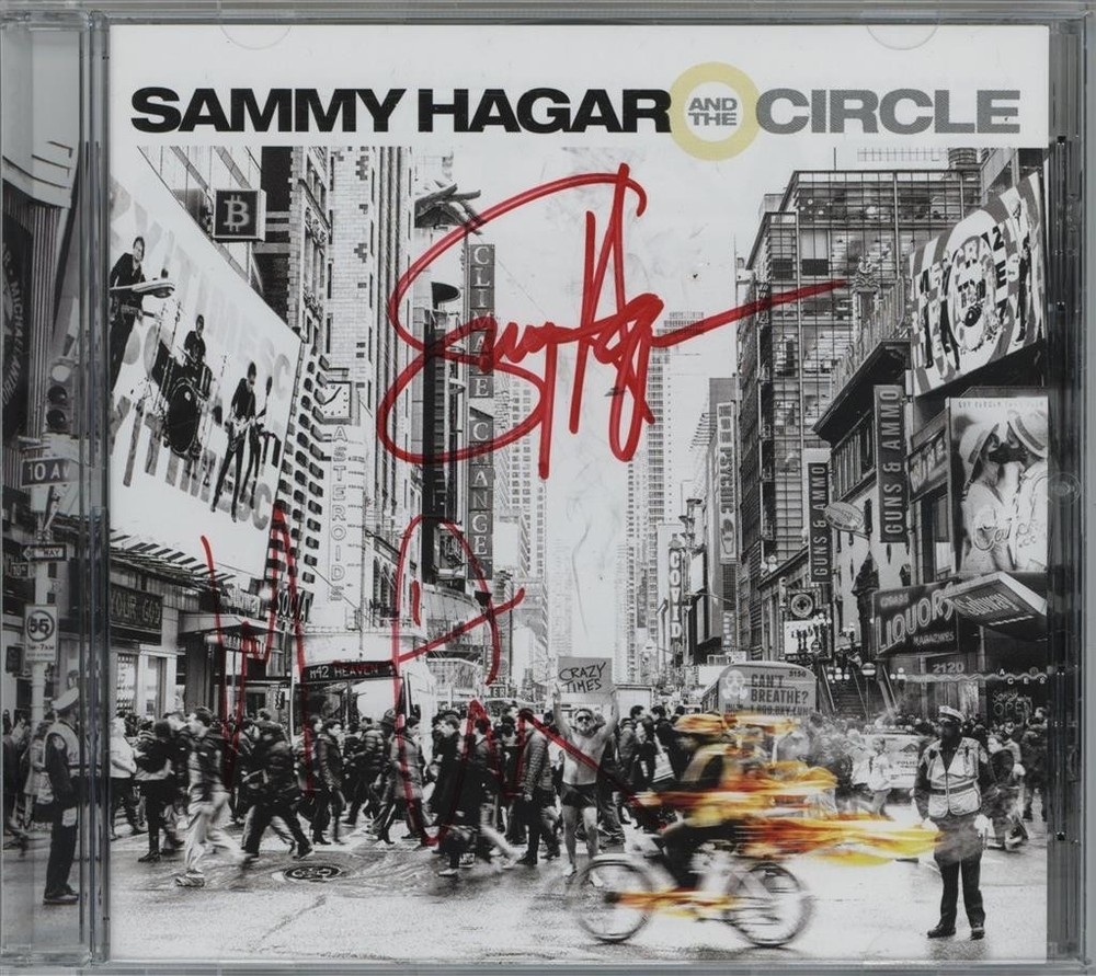 Sammy Hagar & Mark Anthony- Signed CD