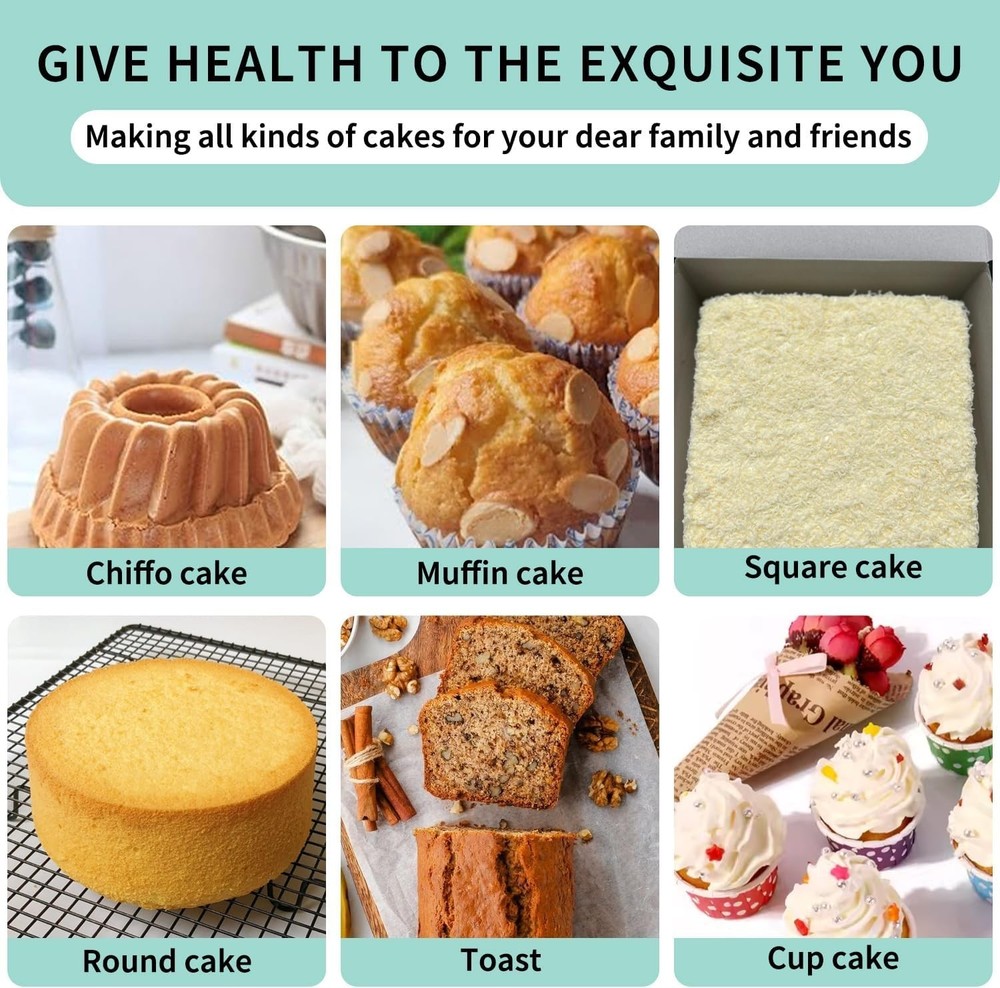 32 Pieces Silicone Baking Pans Set Nonstick Bakeware Set for Kitchen Oven