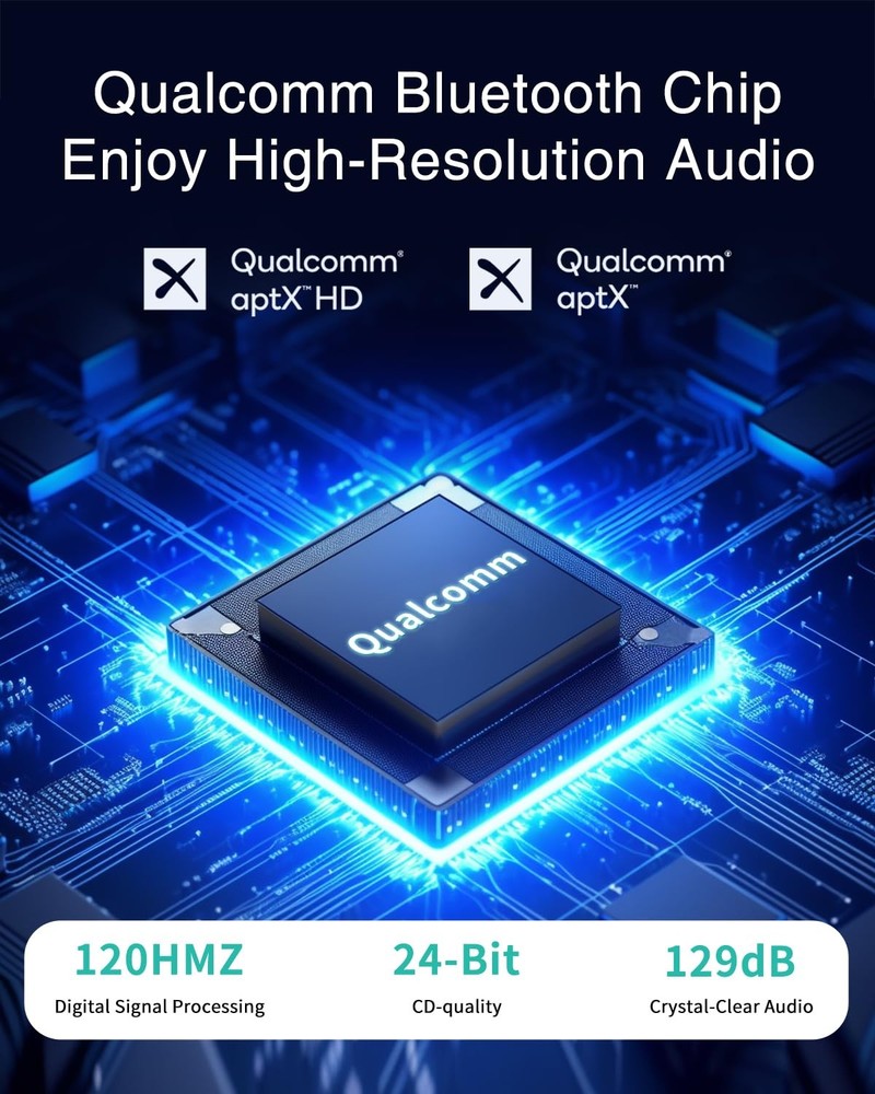 CHOOCL Bluetooth Car Adapter with USB Interface for Infiniti silver