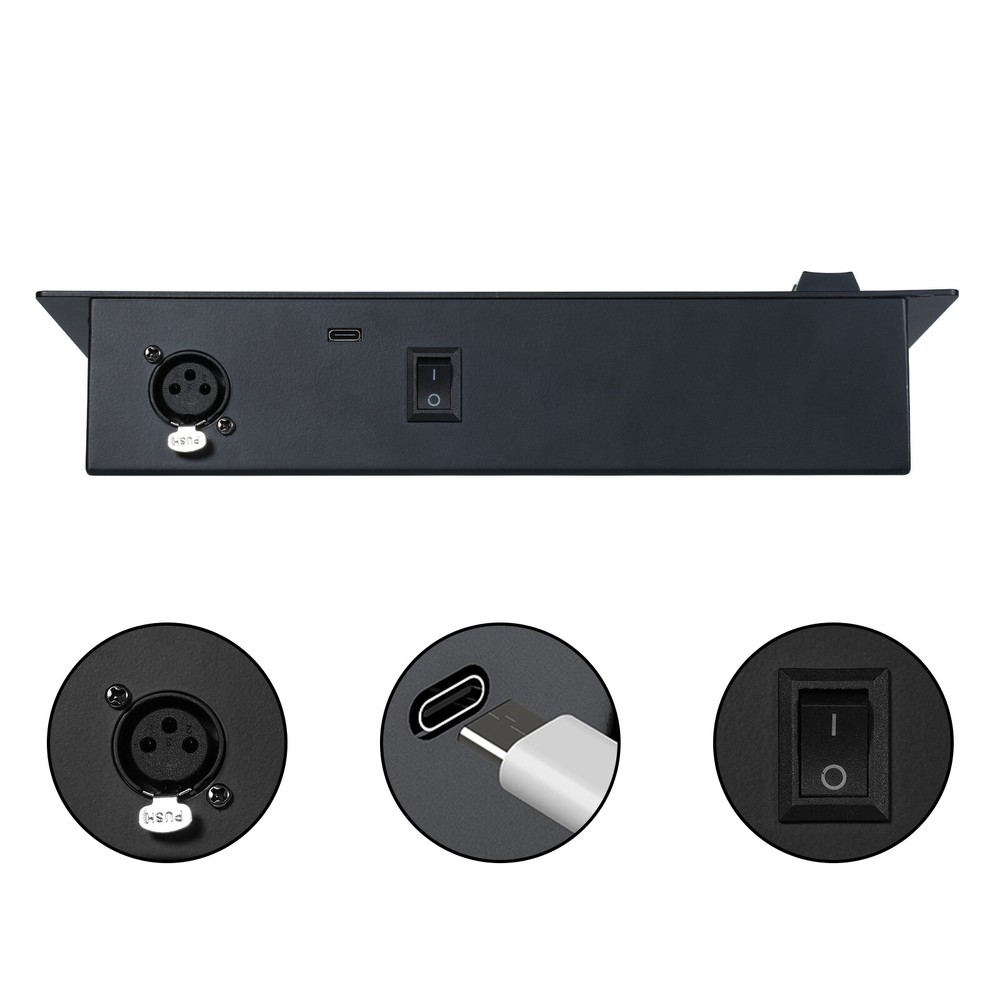 DMX512 Controller 40CH Control Console For Disco Stage Lighting Battery Powered