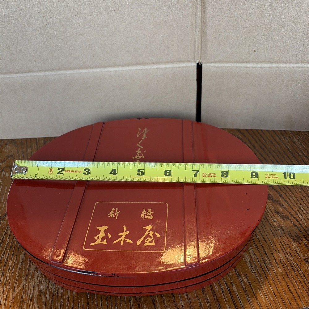 Japanese Oval Box With Sewing Kit