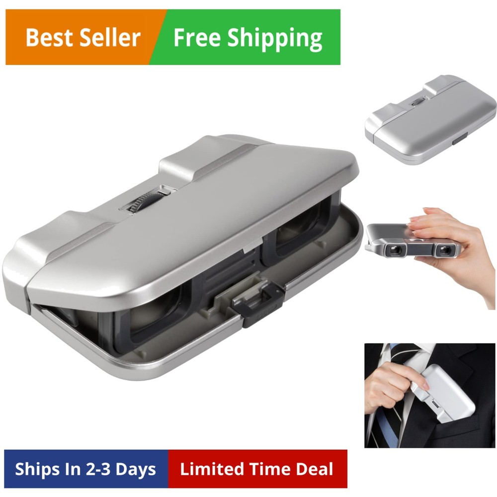 Opera Glass Pliant 3x25 Slim Silver