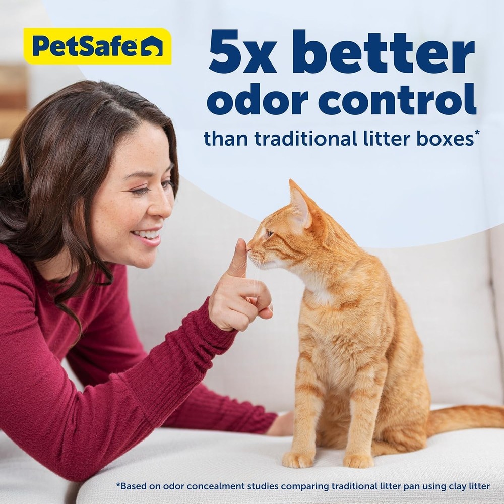 Disposable crystal cat litter box - easy to clean