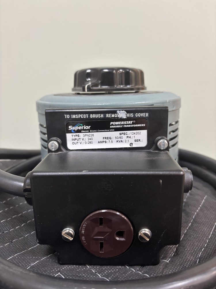 Superior Electric Powerstat Variable Transformers