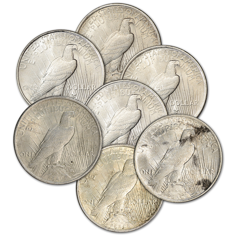 1923 US Peace Silver Dollar $1 - AU