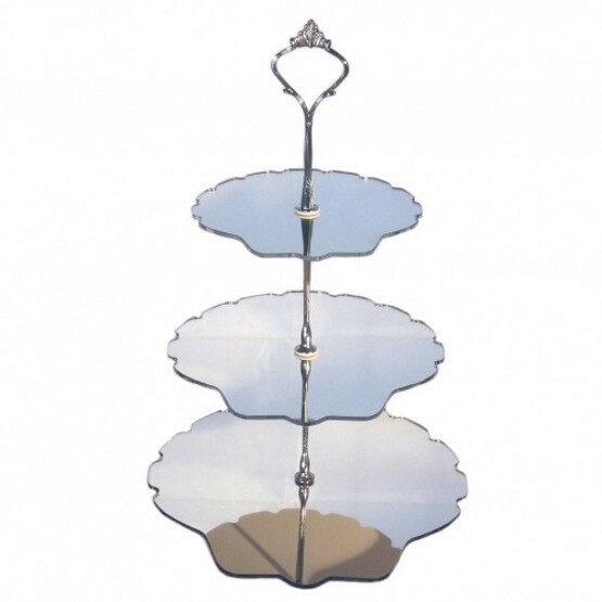 Three Tier Shell Shaped Cake / High Tea Stands-Two Sizes & many colour choices