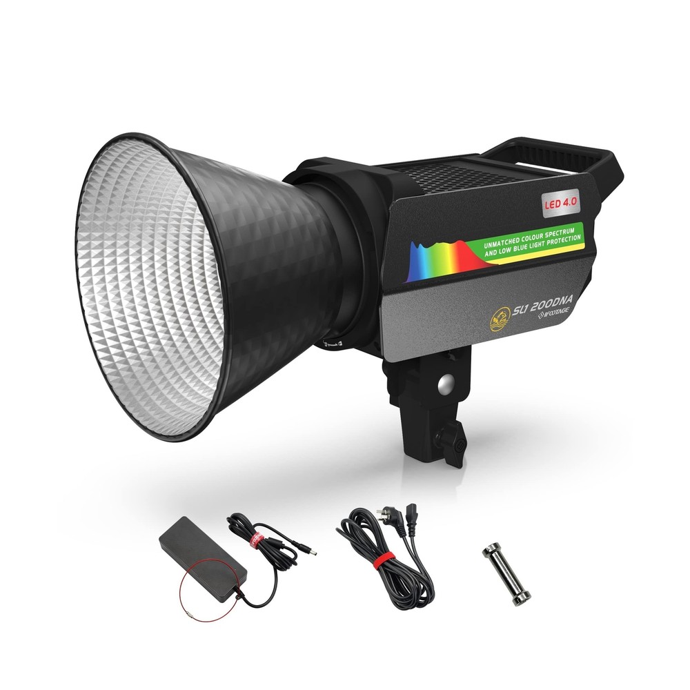 IFOOTAGE LED Continuous Video Light, 200W Daylight Continuous Outputting Ligh...