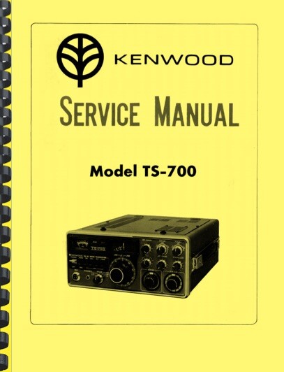 Kenwood TS-700 Transceiver SERVICE MANUAL