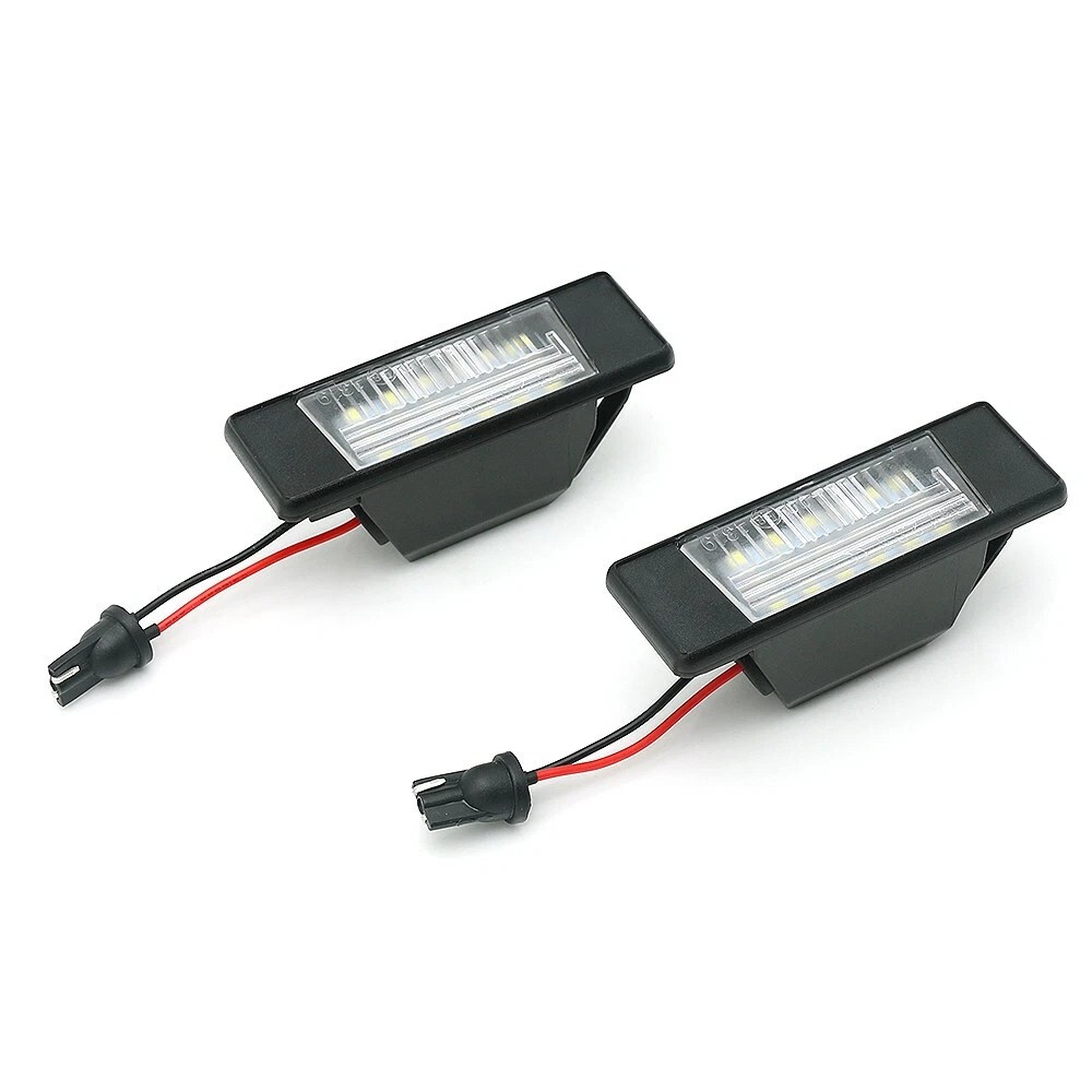 LED White License Plate Lights For Nissan Juke Navara Armada NV200 Infiniti Q50