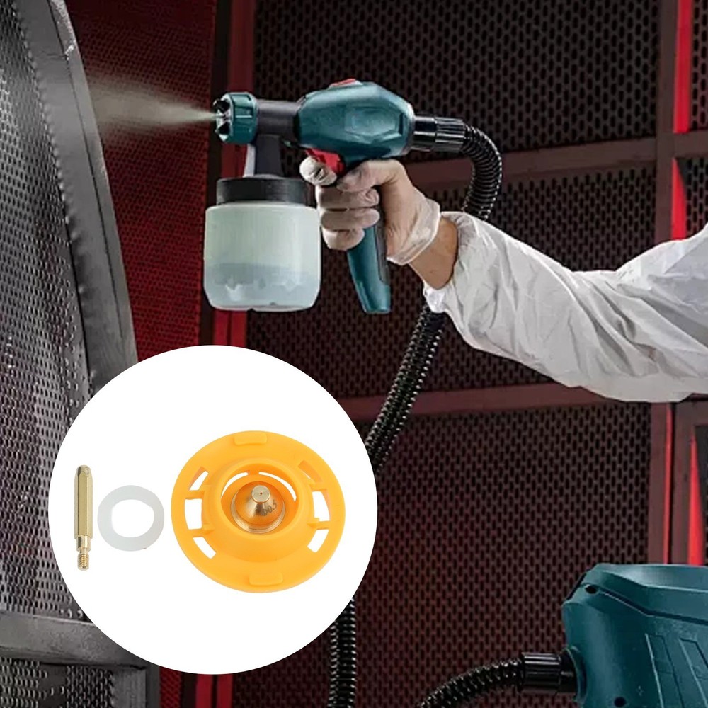 Efficient Electric SprayGun Nozzle Replacement Airbrush Tip with Flow Control