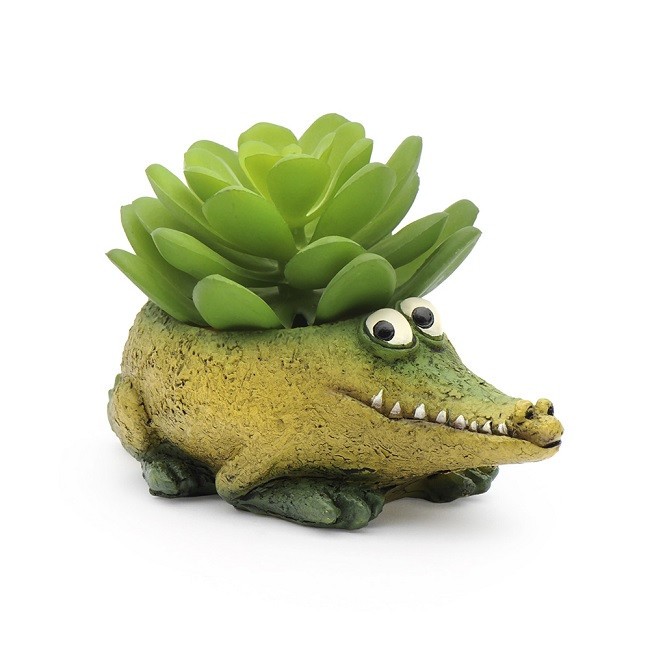 Blobhouse Baby Kicks Mini Alligator Planters